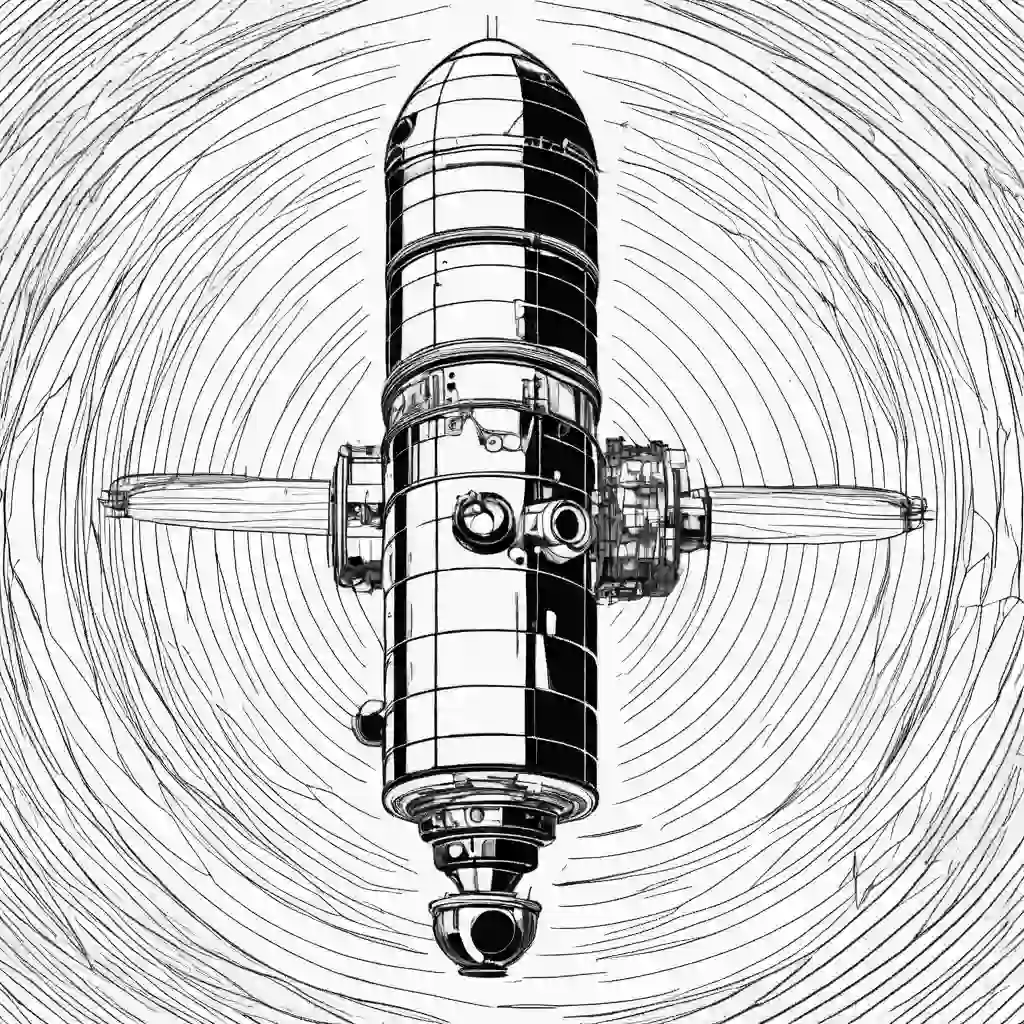 Hubble Space Telescope coloring pages